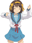 Haruhi Suzumiya dancing